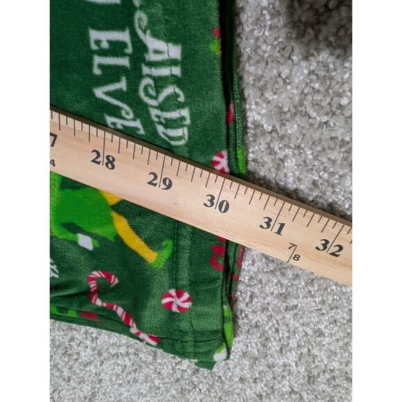 ELF Movie Christmas Pajama Pants Soft Warm PJ Bottoms Adult Men's XL - Picture 6 of 6